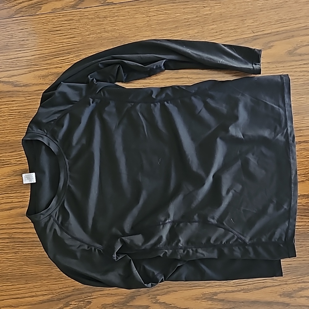 Black Compression Long Sleeve Top